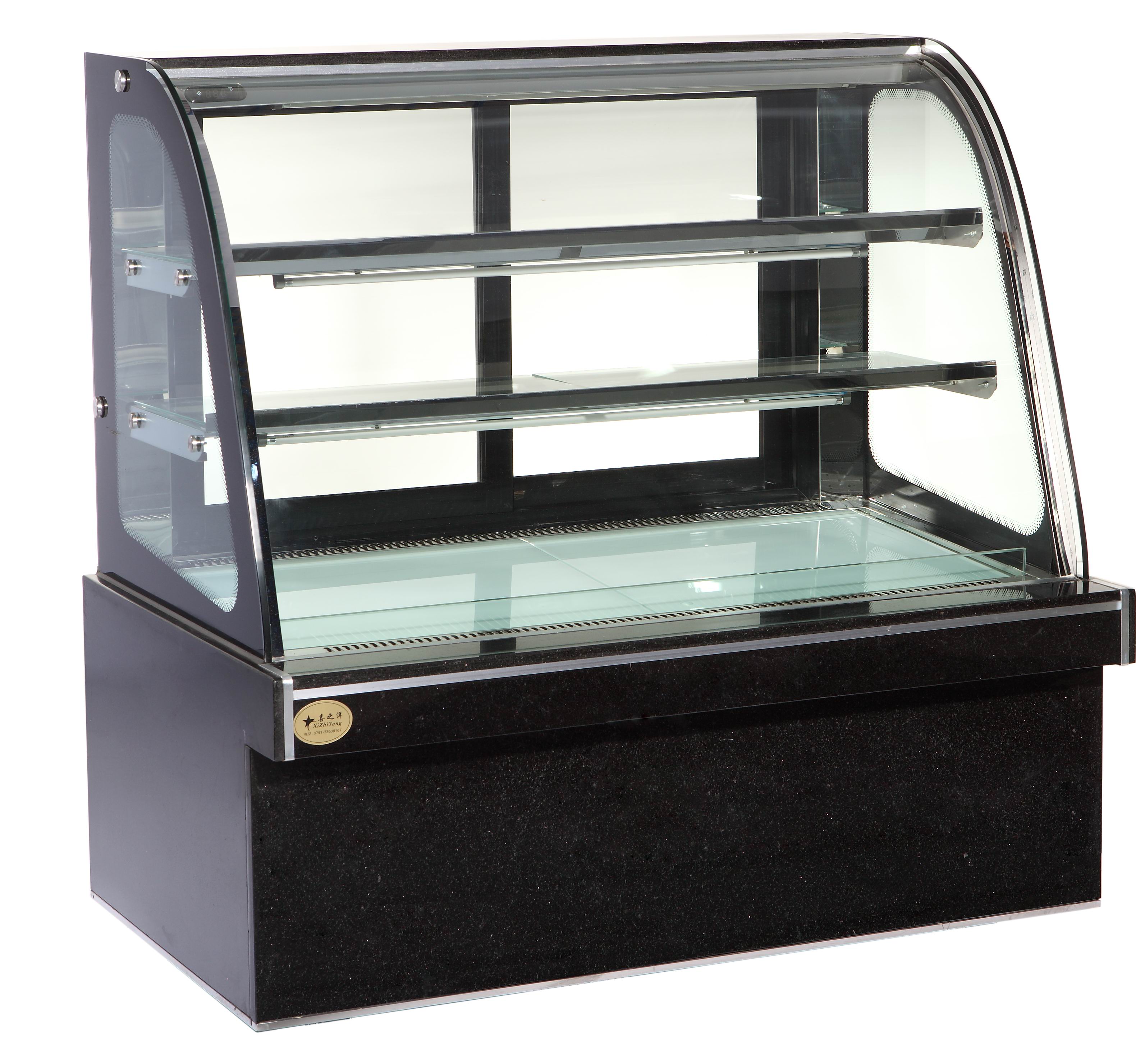 Curve Glass Refrigerated Display Cases