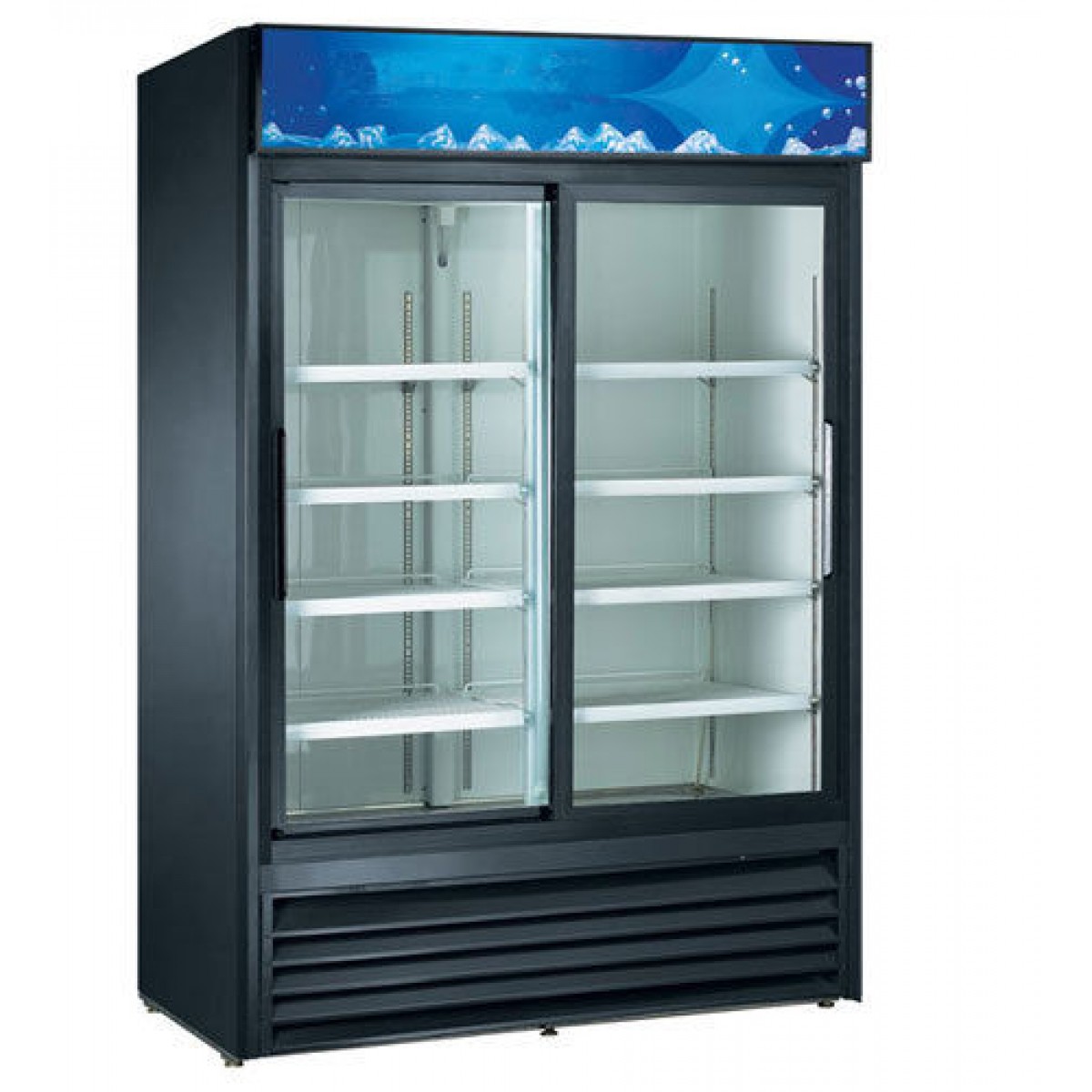 Double Sliding Glass Door Cooler Glass Door Merchandizers & Freezers