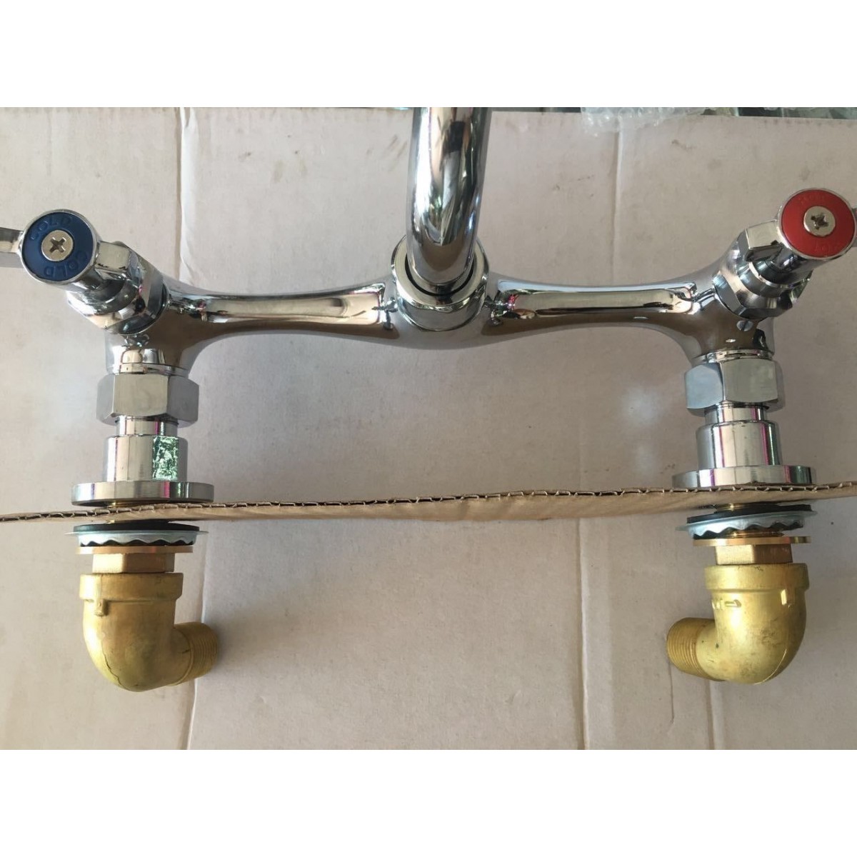 Heavy Duty Commercial PreRince Spray Faucet 8" OC with 12" Addon