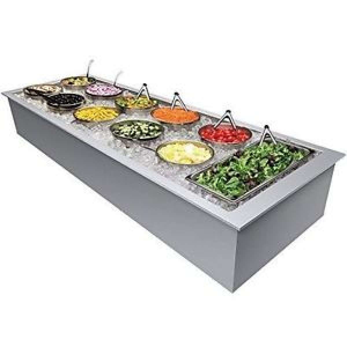 Randell Ice Cooled Dropin Cold Pan / Food Well, Model 9718 IC