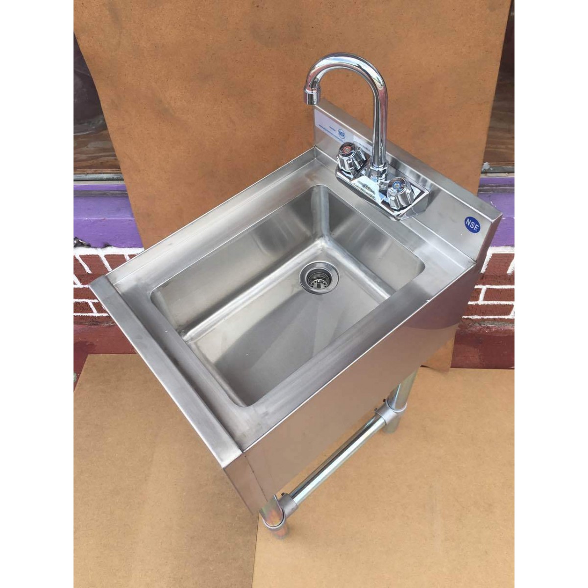 Commercial Single Compartment Bar Sink, Bar Hand Sink, Dump Station
