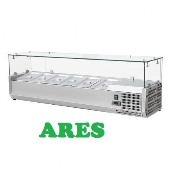 60" Refrigerated Countertop Sandwich Prep / Pizza Prep table