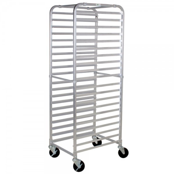 Commercial Kitchen 20 Tier Aluminum Bum Pan Rack / Sheet Pan Rack - Unassembled