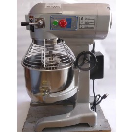 Commercial 20 QT Mixer with Stainless Steel Beat, Hook and Whip